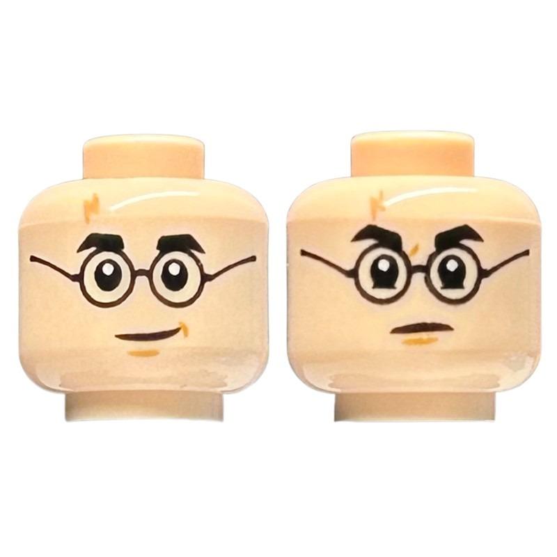 【Emily Mifigures】LEGO 樂高 人偶 頭 全新 雙面臉 3626cpb2413