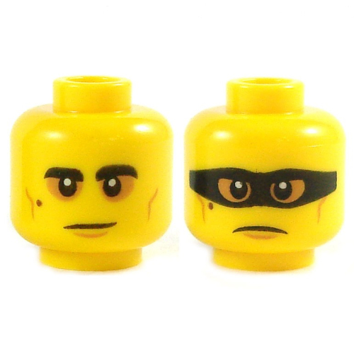 【Emily Mifigures】LEGO 樂高 人偶 頭 全新 雙面臉 3626cpb2525