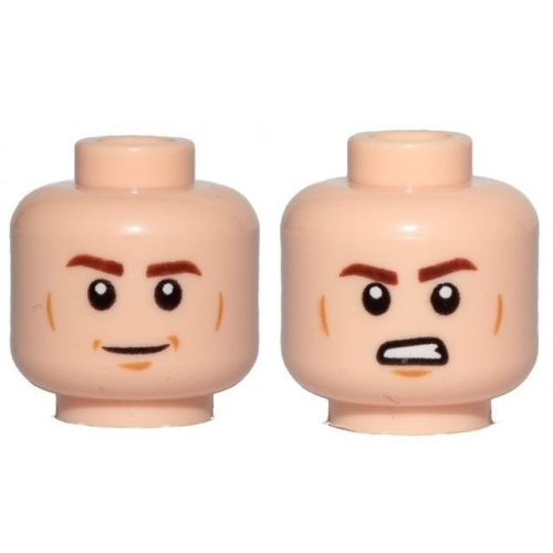 【Emily Mifigures】LEGO 樂高 人偶 人偶 頭 全新 雙面臉 3626cpb2108