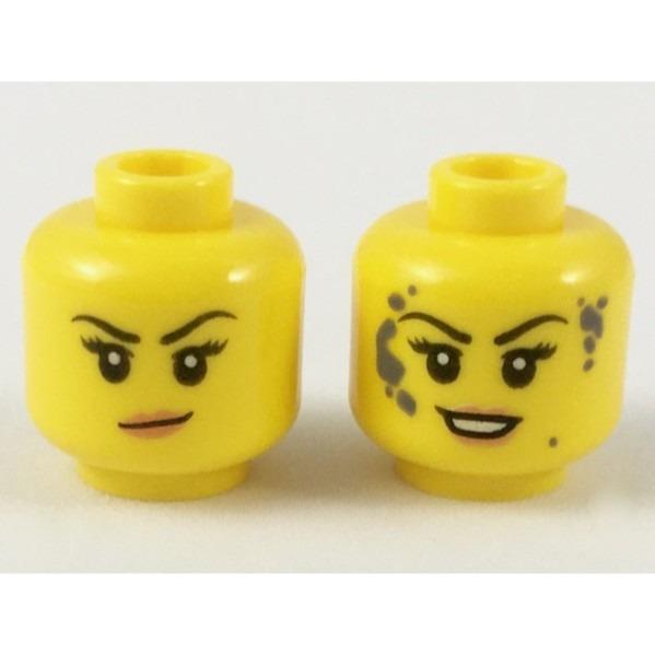 【Emily Mifigures】LEGO 樂高 人偶 頭 全新 雙面臉 3626cpb2147