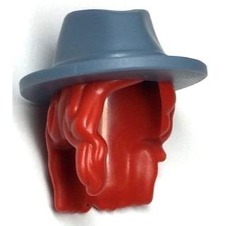 【Emily Mifigures】LEGO 樂高 人偶配件 全新 連髮牛仔帽 79989pb01