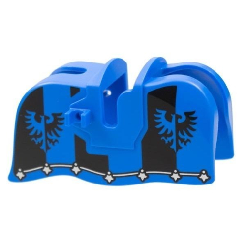 【Emily Mifigures】LEGO 樂高 動物 配件 全新 馬袍 城堡 藍色 13744pb04 10305