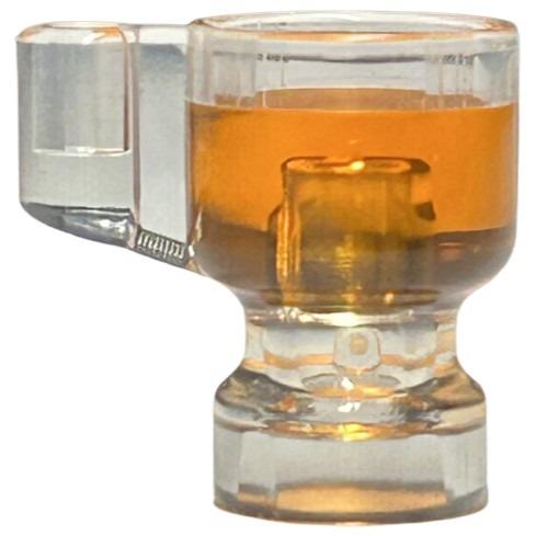 【Emily Mifigures】LEGO 樂高 人偶配件 全新 酒杯 飲料杯 透明橘色 68495pb01
