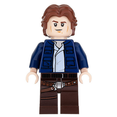 【Emily Mifigures】LEGO 樂高 人偶 頭髮 全新 韓索羅 星際大戰 紅棕色 26139-細節圖2