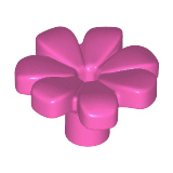 【Emily Mifigures】LEGO 樂高 植物 全新 櫻花x50個 小花 深粉紅色 32606