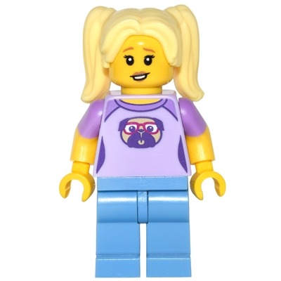 【Emily Mifigures】LEGO 樂高 人偶 腳 全新 素色 中間藍色 970c00-細節圖2