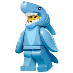 【Emily Mifigures】LEGO 樂高 人偶 腳 全新 素色 中間藍色 970c00-細節圖4