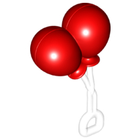 【Emily Mifigures】LEGO 樂高 得寶 人偶配件 全新 氣球 紅色 31432c01 10597