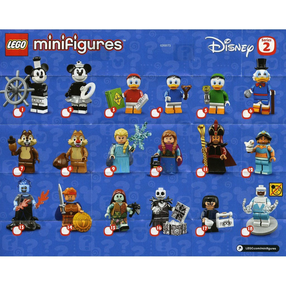 【Emily Mifigures】LEGO 樂高 人偶 全新未組 迪士尼第2代人偶包 coldis2-14 71024-細節圖3