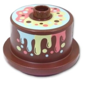 【Emily Mifigures】LEGO 樂高 得寶 食物 全新 巧克力蛋糕 65157pb03 10929