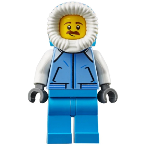 【Emily Mifigures】LEGO 樂高 人偶 全新未組 城市系列 掃雪人員 hol162 60235