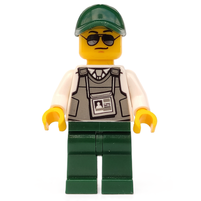【Emily Mifigures】LEGO 樂高 人偶 全新未組 城市系列 保全人員 trn243 60198