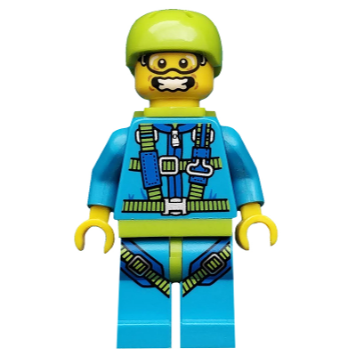 【Emily Mifigures】LEGO 樂高 人偶 二手近全新 第10代人偶包 跳傘人 col10-6 71001