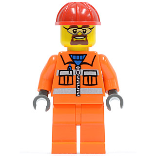 【Emily Mifigures】LEGO 樂高 人偶 二手近全新 城市系列 建築工人 cty0483 30229