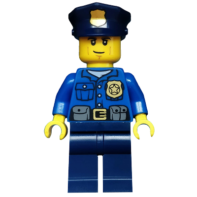 【Emily Mifigures】LEGO 樂高 人偶 二手 城市系列 警察 cty0458 60047