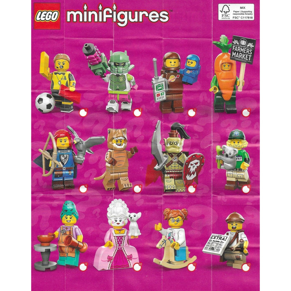 【Emily Mifigures】LEGO 樂高 人偶 全新未拆 第24代人偶包 獸人 col24-7 71037-細節圖4