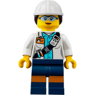 【Emily Mifigures】LEGO 樂高 人偶 二手近全新 女科學家 礦工cty0848 60188