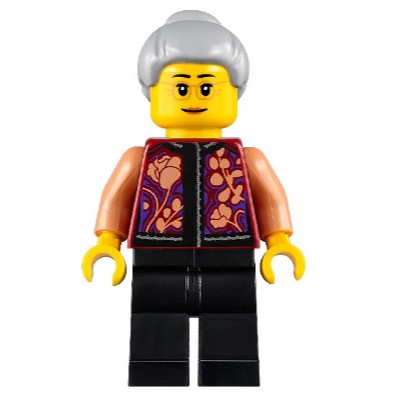 【Emily Mifigures】LEGO 樂高 人偶 全新未組 新年 爺爺奶奶 hol220 hol221 80106-細節圖2