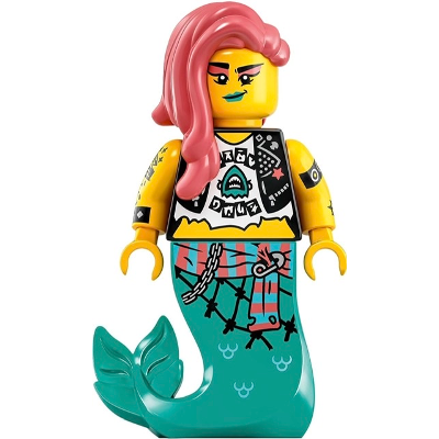 【Emily Mifigures】LEGO 樂高 人偶 身體 全新 美人魚小提琴手 973pb4323c01 43114-細節圖3