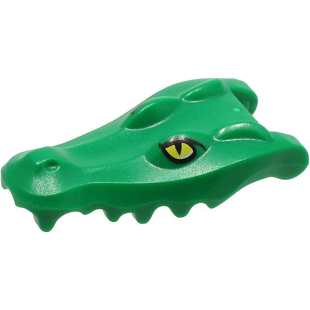 【Emily Mifigures】LEGO 樂高 動物 全新未組 鱷魚 綠色 18904c04pb01 60302-細節圖4
