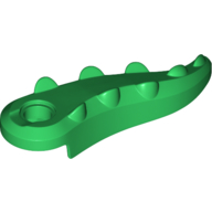 【Emily Mifigures】LEGO 樂高 動物 全新未組 鱷魚 綠色 18904c04pb01 60302-細節圖5