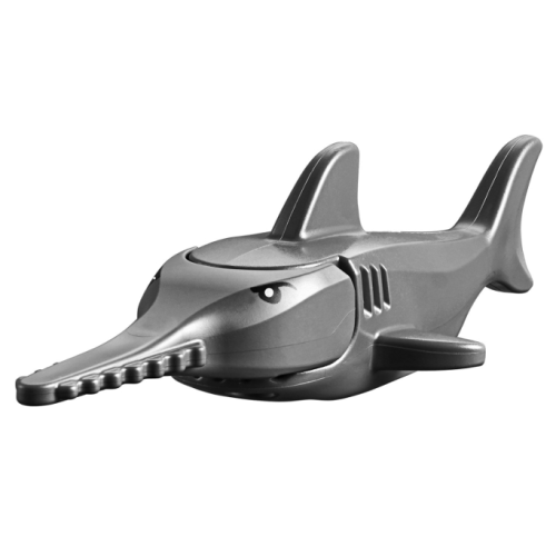 【Emily Mifigures】LEGO 樂高 動物 全新未組 鋸齒鯊 鯊魚 深灰色 14518c02pb01