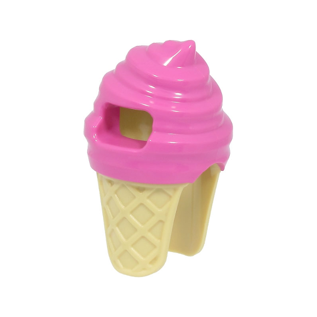 【Emily Mifigures】LEGO 樂高 人偶 全新未組 深粉紅小偷冰淇淋人 60314-細節圖5