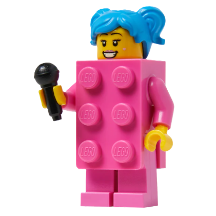 【Emily Mifigures】LEGO 樂高 人偶 全新未組 BAM 自組人偶 粉紅磗塊女孩