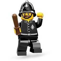 【Emily Mifigures】LEGO 樂高 人偶 二手 第11代人偶包 15號 英國警察 col11-15
