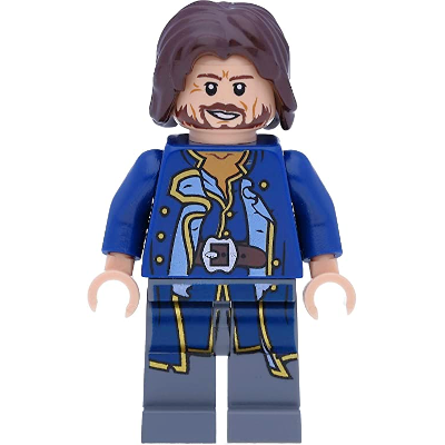 【Emily Mifigures】LEGO 樂高 人偶 頭髮 全新 深棕色 88283-細節圖3