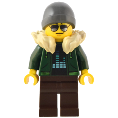 【Emily Mifigures】LEGO 樂高 人偶配件 全新 披肩 圍脖 沙色 26066-細節圖5