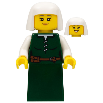 【Emily Mifigures】LEGO 樂高 人偶 頭 全新 雙面臉 3626cpb2964-細節圖2