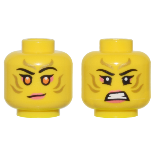 【Emily Mifigures】LEGO 樂高 人偶 頭 全新 雙面臉 旋風忍者 索拉 28621pb0048