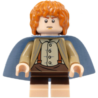 【Emily Mifigures】LEGO 樂高 人偶 頭髮 全新 魔戒 深橘色 10048 9472 10316-細節圖2