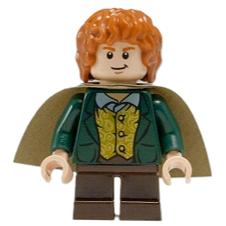 【Emily Mifigures】LEGO 樂高 人偶 頭髮 全新 魔戒 深橘色 10048 9472 10316-細節圖3