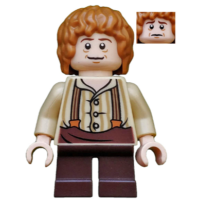 【Emily Mifigures】LEGO 樂高 人偶 頭髮 全新 魔戒 中膚色 10048 10316 79003-細節圖4