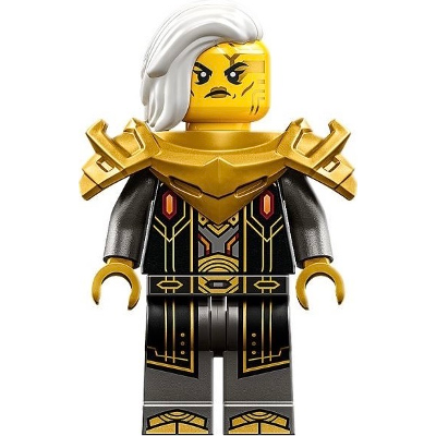 【Emily Mifigures】LEGO 樂高 人偶配件 全新 肩甲 忍者 珍珠金色 3216-細節圖3