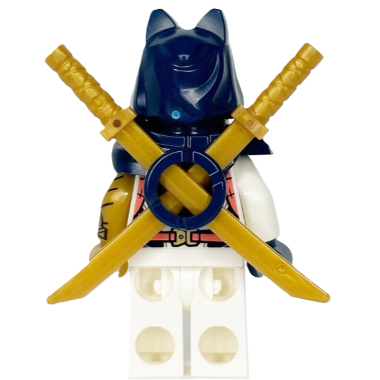 【Emily Mifigures】LEGO 樂高 人偶配件 全新 肩甲 旋風忍者 索拉 深藍色 2188-細節圖3