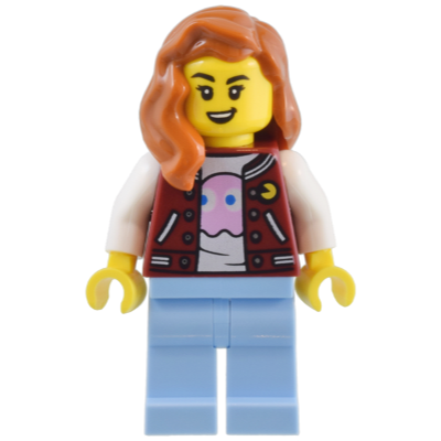 【Emily Mifigures】LEGO 樂高 人偶 頭 全新 單面臉 28621pb0057-細節圖4