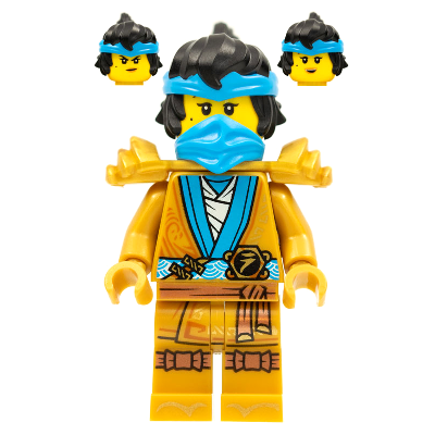 【Emily Mifigures】LEGO 樂高 人偶 頭 全新 雙面臉 旋風忍者 赤蘭 3626cpb2249-細節圖3