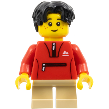 【Emily Mifigures】LEGO 樂高 人偶 頭髮 全新 帥哥小中分 黑色 3277-細節圖4