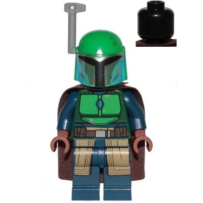 【Emily Mifigures】LEGO 樂高 人偶 全新未組 星際大戰 曼達洛人 綠頭盔 sw1078 75267-細節圖2