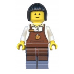 【Emily Mifigures】LEGO 樂高 人偶 全新未組 咖啡廳員工 twn270a 10255