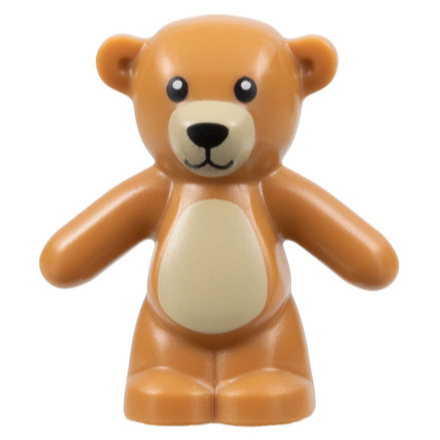 【Emily Mifigures】LEGO 樂高 動物 全新 泰迪熊 小熊 玩偶 娃娃 中膚色 98382pb001