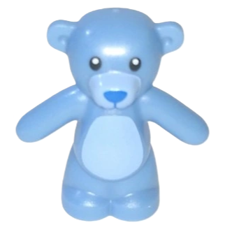 【Emily Mifigures】LEGO 樂高 動物 全新 泰迪熊 小熊 玩偶 娃娃 中間藍色 98382pb009
