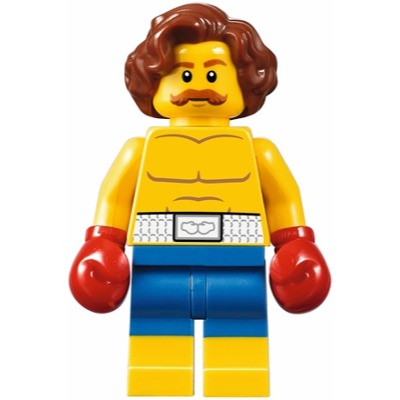 【Emily Mifigures】LEGO 樂高 人偶 頭髮 全新 旁分短髮 波浪 高瀏海 紅棕色 11256-細節圖3