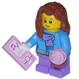 【Emily Mifigures】LEGO 樂高 人偶 全新未組 城市系列 可愛小妹妹 hol059 60099-細節圖2