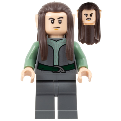 【Emily Mifigures】LEGO 樂高 人偶 人偶 頭 全新 雙面臉 黑色眉毛 3626cpb2358-細節圖3