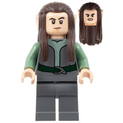 【Emily Mifigures】LEGO 樂高 人偶 頭 全新 雙面臉 黑色眉毛 3626cpb2358-細節圖3