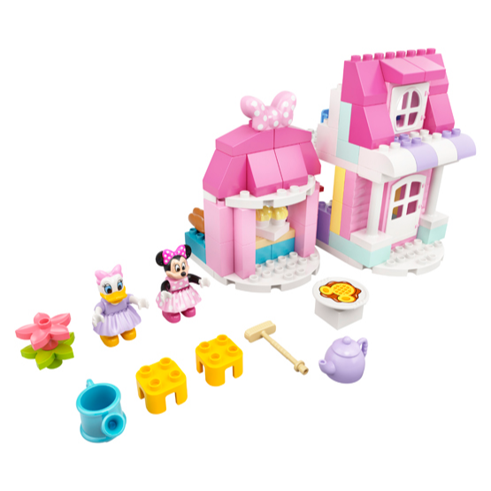 【Emily Mifigures】LEGO 樂高 磗 全新 得寶 1x2x2 米妮和貓 4066pb693 10942-細節圖2